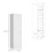 Tuhome Lilo Storage Cabinet, Broom Hangers, Internal Shelves, White MLB8978 - alternate 3